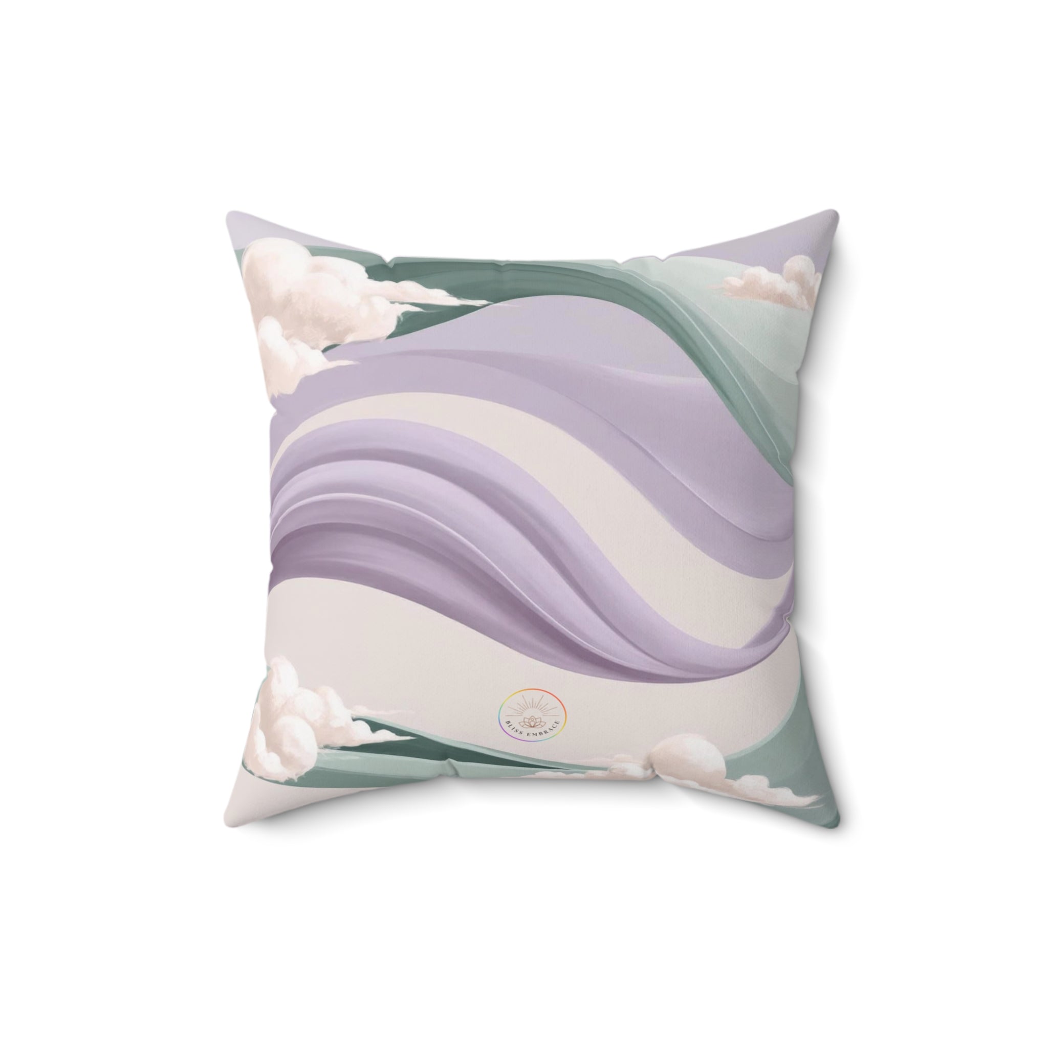 Dreamy Moon Landscape Pillow