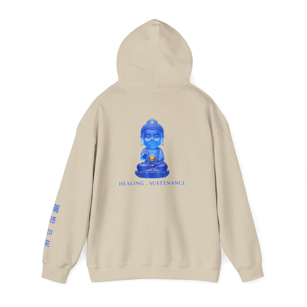 Yakushi Nyorai (Medicine Buddha) Mystic Amulet Heavy Blend Hooded Sweatshirt