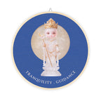 Gekko Bosatsu (Candraprabha) Mystic Amulet Wood Sign